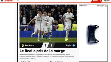 La Prensa ve favorito al Madrid para pasar la eliminatoria