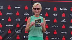 Natalie Grabow, la mujer que a sus 80 años es la más longeva en completar el Ironman