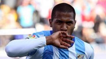 Rondón acerca la salvación al Málaga con un doblete