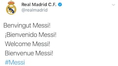 "Bienvenido Messi": el Madrid sufre un hackeo en sus RRSS