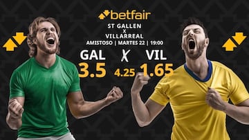 FC St. Gallen vs. Villarreal CF: horario, dónde ver y pronósticos