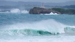 Alerta roja en Cantabria por fenómenos costeros y por fuertes vientos