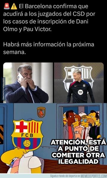 ¡®La cautelar¨ªsima¡ä entra fuerte en los mejores memes del caso Dani Olmo