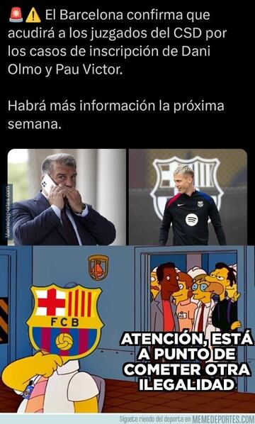 La cautelarsima entra fuerte en los mejores memes del caso Dani Olmo