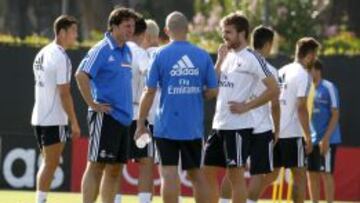 Illarramendi sigué con su mejoría y ya entrena junto al resto de sus compañeros.