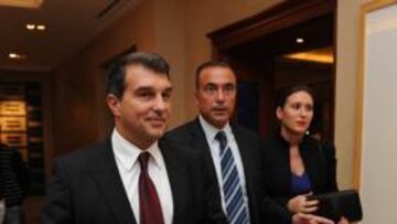 Joan Laporta habla hoy.