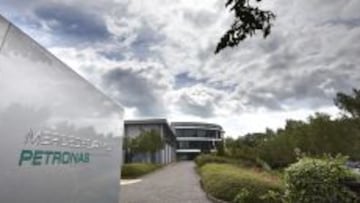 Fábrica de Mercedes en Brackley.