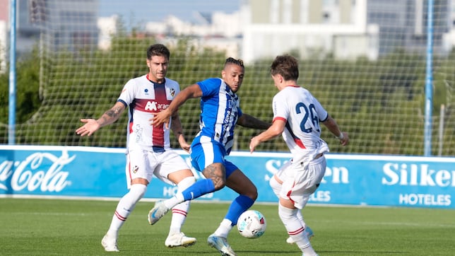 Victoria oscense en el amistoso de Ibaia