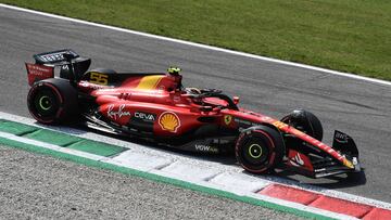 Carlos Sainz (Ferrari SF-23). Monza, Italia. F1 2023.