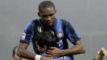 Eto'o mete al Inter en Liga de
Campeones con dos goles