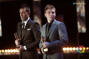 Illarramendi ganó dos premios. Jugador revelación y mejor mediocentro.