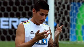 James Rodríguez, capitán de la Selección Colombia