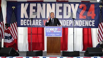 Robert F. Kennedy Jr. le pone fin a su candidatura para la nominación del Partido Demócrata en las elecciones de 2024 y se lanza como candidato independiente.