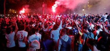 Mucha alegría... y muy pocas medidas de protección