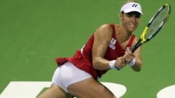 <b>A SEMIS.</b> La tenista rusa Elena Dementieva ha pasado directamente a semifinales tras las retiradas de Serena Williams y Ana Ivanovic.
