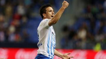 Camacho, jugador del M&aacute;laga