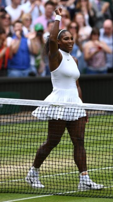 Serena Williams gan¨® Wimbledon y gan¨® en Roma. Perdi¨® las finales de Australia (Kerber) y Roland Garros (Muguruza) y perdi¨® el n¨²mero 1 tras 186 semanas consecutivas, empatando el r¨¦cord hist¨®rico de Steffi Graff, superada por la alemana Kerber.