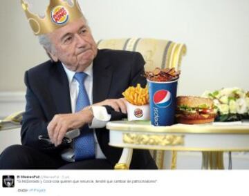 Los mejores memes de Blatter y Platini