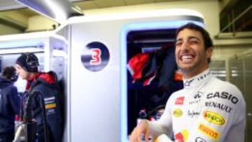 Ricciardo, hoy en Jerez.