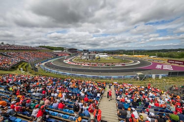 Gran ambiente en el circuito de Hungaroring.