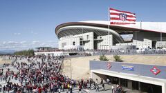 La fiesta atlética en el estreno del Wanda Metropolitano