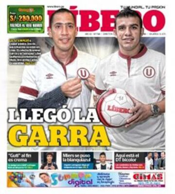 Portadas de la prensa deportiva