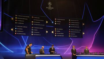 Sorteo de Champions League: así quedan los grupos