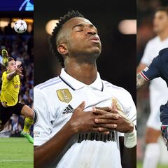 Haaland, Vinícius Jr, Messi y Mbappé aspiran a ganar el mejor gol de la UEFA Champions League