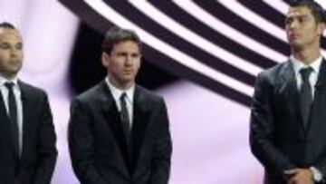 AL MARGEN. El malestar de Cristiano comenzó al sentirse solo en la gala de los premios de la UEFA.