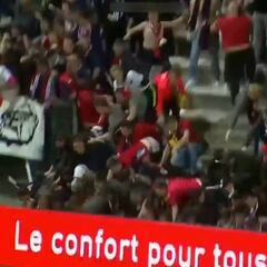Amiens-Lille: al menos 29 heridos al derrumbarse una grada