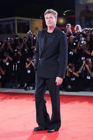 Brad Pitt durante el Festival Internacional de Cine de Venecia celebrado en el Lido de Venecia.