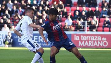 El Getafe protegió en Huesca
su plaza en el playoff