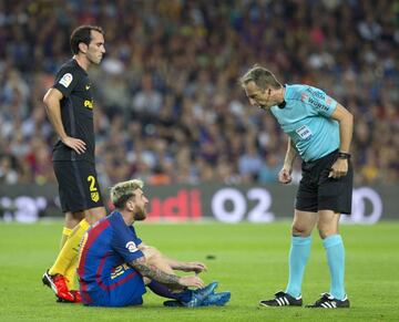 Leo Messi is set to miss 3 weeks after limping off against Atlético Madrid