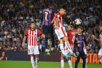 Dembelé abrió el marcador en el minuto 11 al marcar el 1-0.