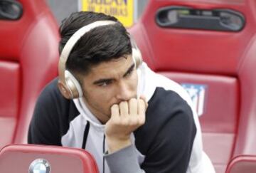 Carlos Soler en el banquillo. 