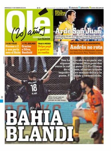 Portadas de la prensa mundial