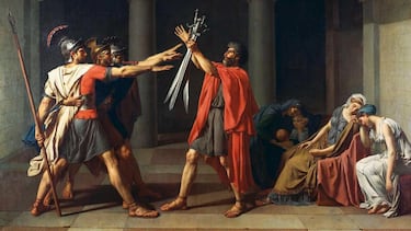 Juramento de los Horacios es una obra de Jacques-Louis David realizada en 1784, antes de la Revolución francesa. El cuadro tiene una dimensión de 330 x 425 cm y se conserva en el Museo del Louvre. Se le considera el paradigma de la pintura neoclásica.​