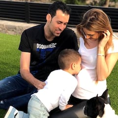Busquets y Elena Galera esperan su segundo hijo