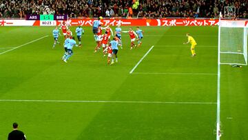 Puede poner patas arriba la Premier: el VAR traza mal el fuera de juego y condena al Arsenal