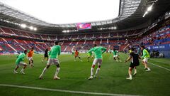 Identificado el autor de un vuelo prohibido con un dron durante un partido de Osasuna