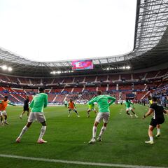 Identificado el autor de un vuelo prohibido con un dron durante un partido de Osasuna