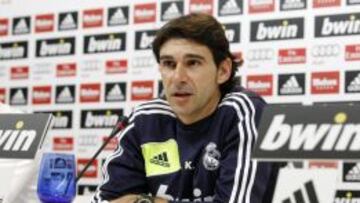 Aitor Karanka, segundo entrenador del Real Madrid, compareci&oacute; ante los medios tras la victoria ante el Alcoyano en Copa.