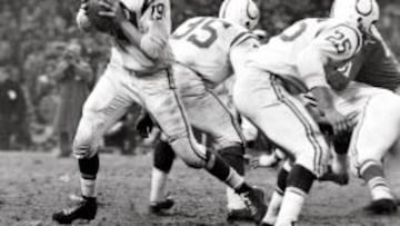 Johnny Unitas fue el primer gran quarterback.