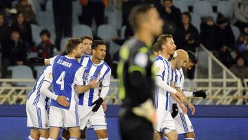 04/01/17 PARTIDO COPA DEL REY IDA OCTAVOS
REAL SOCIEDAD - VILLARREAL
PRIMER GOL WILLIAN JOSE 1-0 ALEGRIA