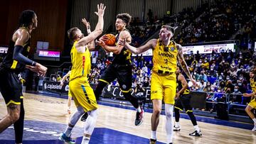 El Tenerife cede en casa ante un buen MHP Riesen Luidwigsburg