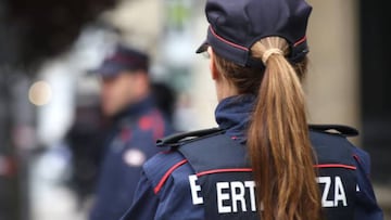Agente de la Ertzaintza.