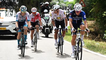 Los espa?oles en el Tour: dos top-10 y presencia desde la salida