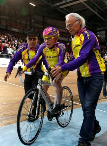 El ciclista francés de 105 años que bate el récord de la hora