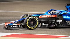 Fernando Alonso (Alpine A512). Bahr&eacute;in, F1 2021. 