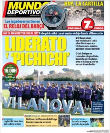 Portadas de la prensa deportiva